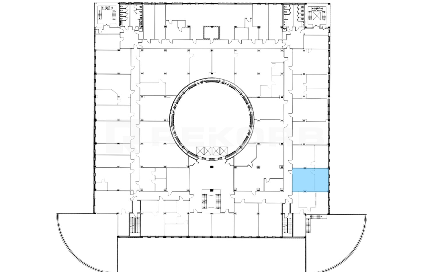 Офис в аренду 52 кв.м. в БЦ Т-4 - фото 3