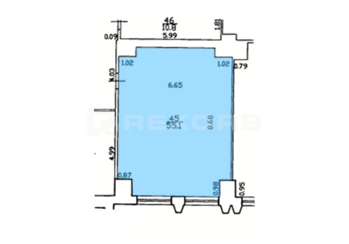 Офисное помещение в Санкт-Петербурге 55 кв.м. Фото №1