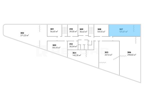 Купить офис в Санкт-Петербурге 121,57 кв.м. Фото №1