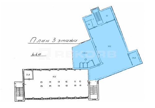 Офис в аренду в Спб 573 кв.м. Фото №2