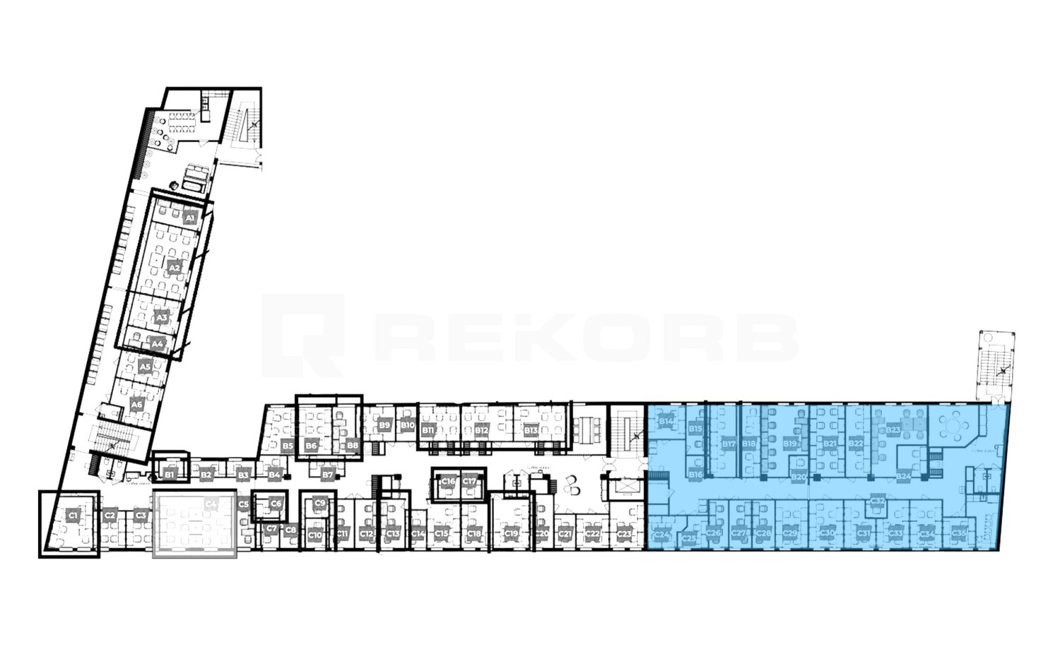 Кабинет в аренду на 96 человек в Collective - фото 3