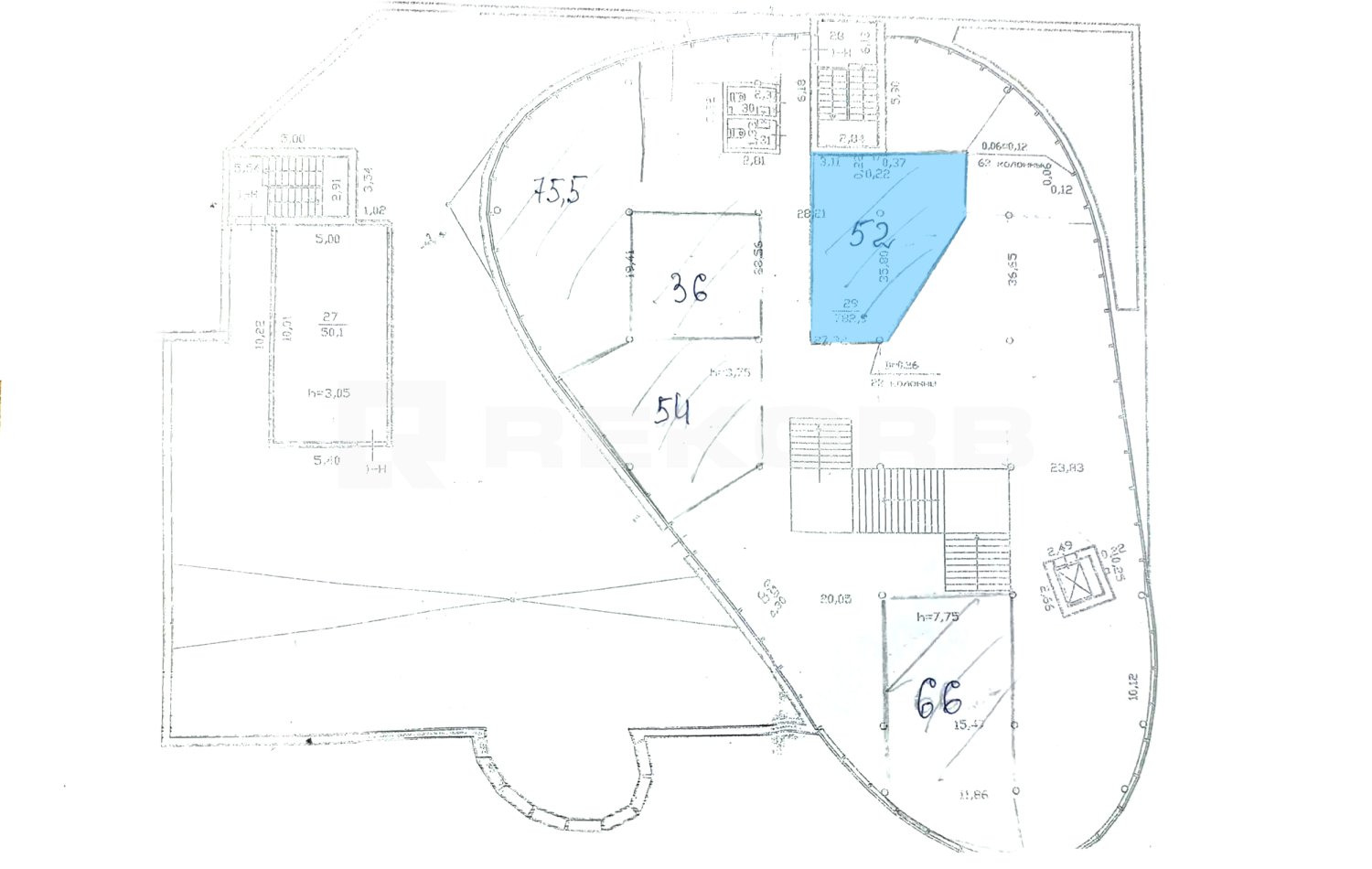 Офис в аренду 52 кв.м. в ТРК Культпросвет - фото 3