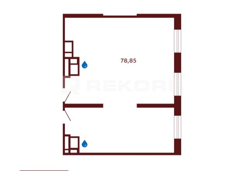 Купить офис в Санкт-Петербурге 78,9 кв.м. Фото №2