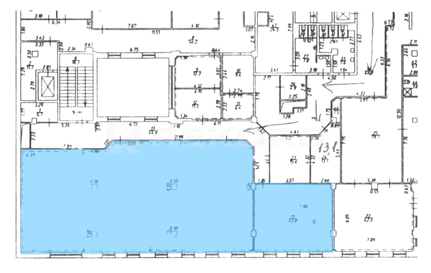 Офис в аренду 259 кв.м. в БЦ Гельсингфорсский - фото 1