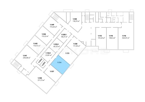 Офис на продажу в Санкт-Петербурге 113,76 кв.м. Фото №1