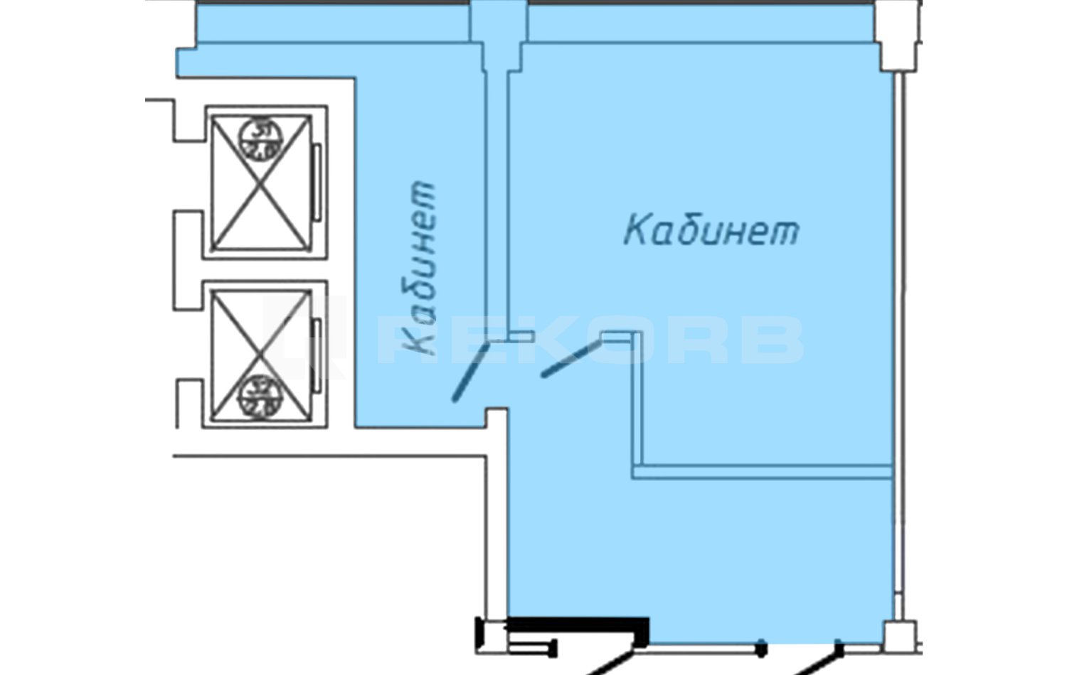 Офис в аренду 66 кв.м. в БЦ Фарватер - фото 1
