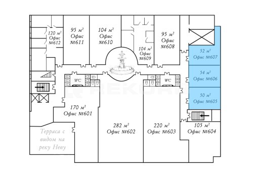 Предлагаем офис в Спб 156 кв.м. Фото №2
