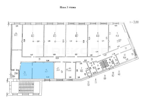 Офис в аренду в Спб 53 кв.м. Фото №3