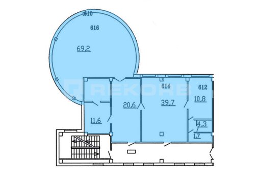 Офис в аренду в Спб 158 кв.м. Фото №2
