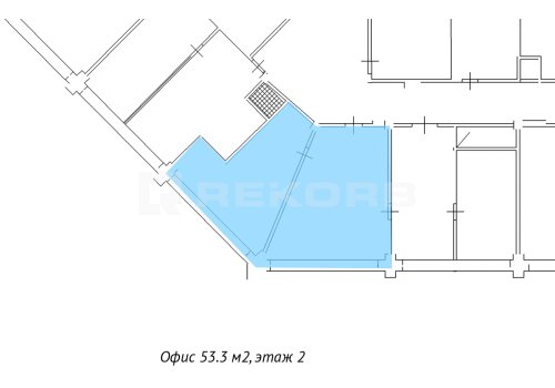 Снять офис в Санкт-Петербурге 53 кв.м. Фото №2