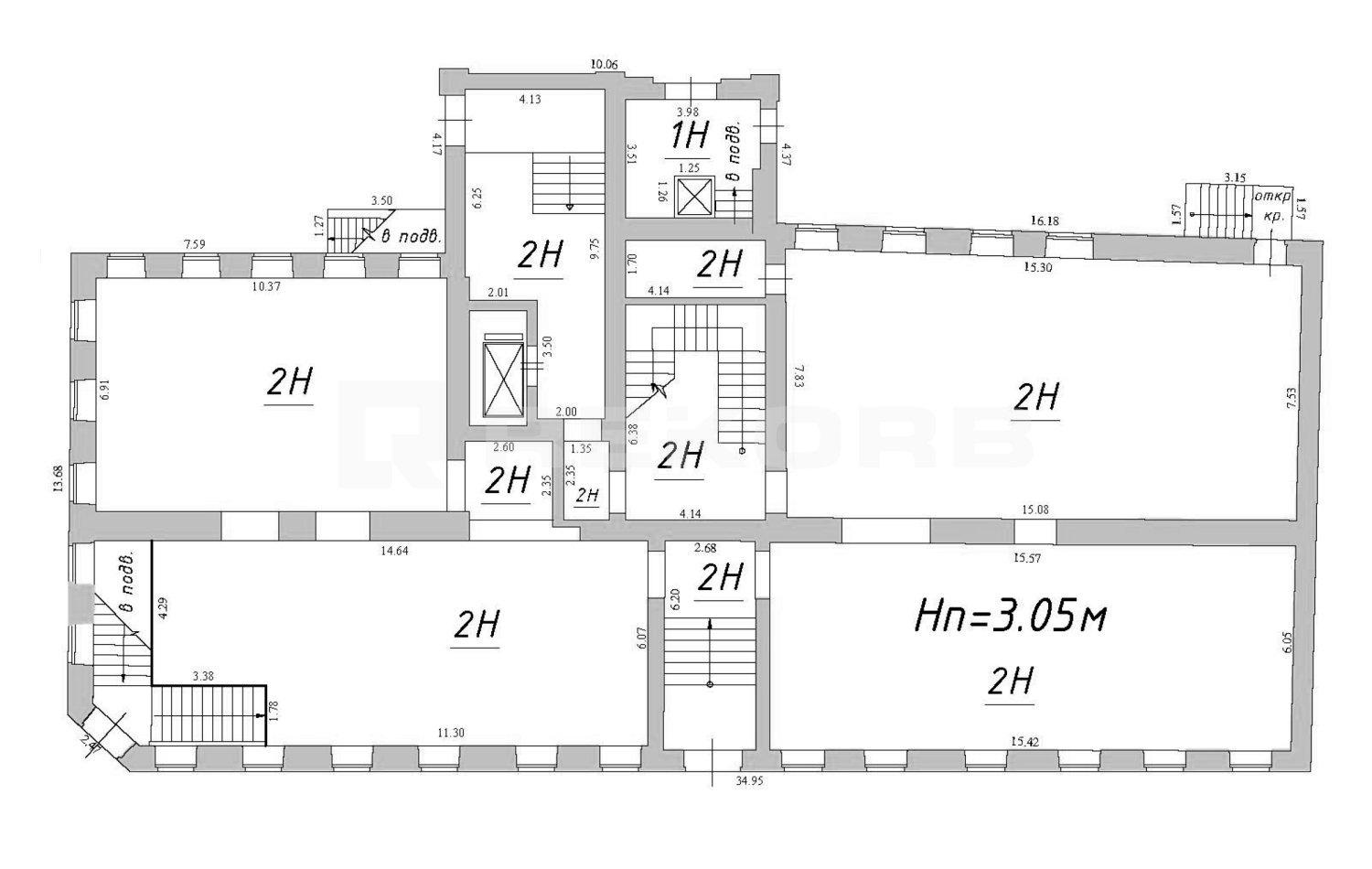 Офис в аренду 2 774 кв.м. в БЦ Тюшина 9/7 - фото 3