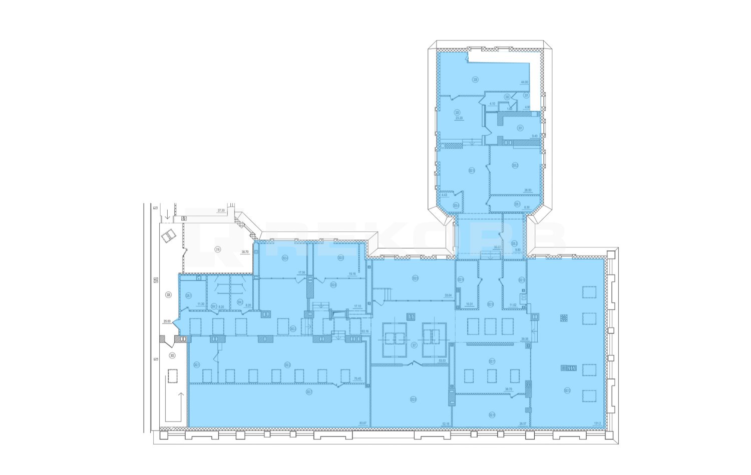 Офис в аренду 856 кв.м. в БЦ Чайковского 29 - фото 3