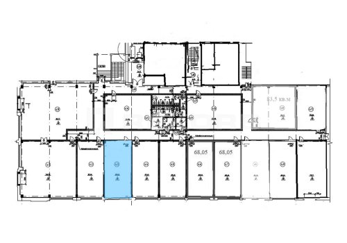 Снять офис в Санкт-Петербурге 68 кв.м. Фото №1