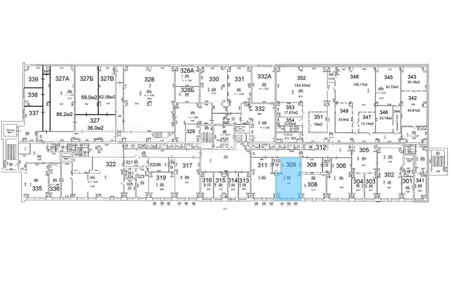 Офис в аренду 52 кв.м. в БЦ МКЦ Перспектива - фото 1