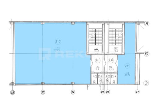 Предлагаем офис в Санкт-Петербурге 215 кв.м. Фото №1