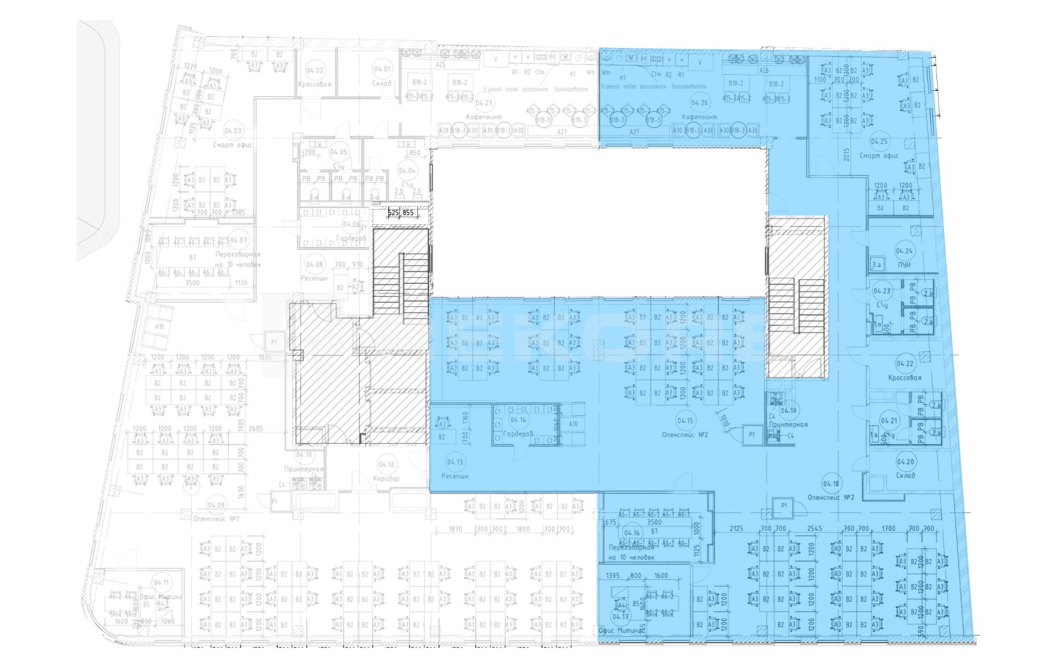 Кабинет в аренду на 64 человека в  SOK Дом Рогова - фото 3