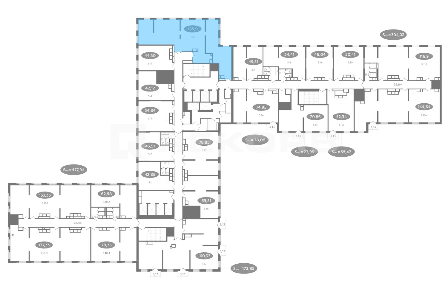 Офис на продажу 152,9 кв.м. в БЦ Saan - фото 3
