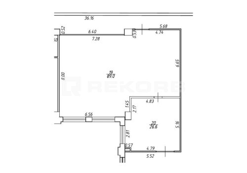 Сдается в аренду помещение в Спб 116 кв.м. Фото №1