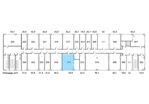 Офис в Спб 60 кв.м. Фото №1