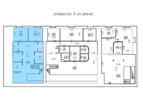 Офис у метро Нарвская в Санкт-Петербурге 106 кв.м. Фото №2