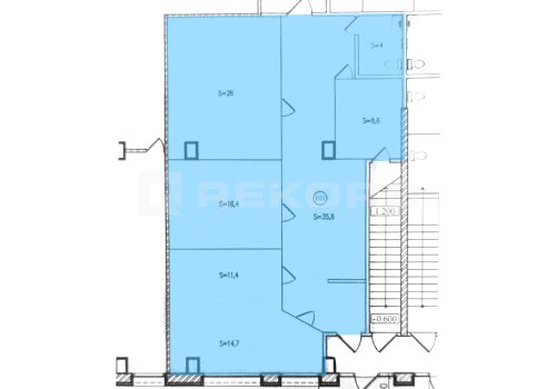 Сдается в аренду помещение в Спб 117 кв.м. Фото №1