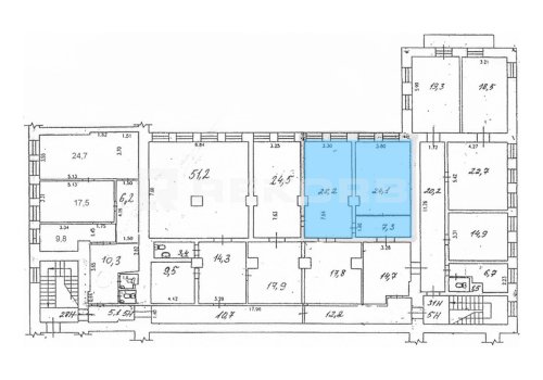 Снять офис в Санкт-Петербурге 60 кв.м. Фото №2