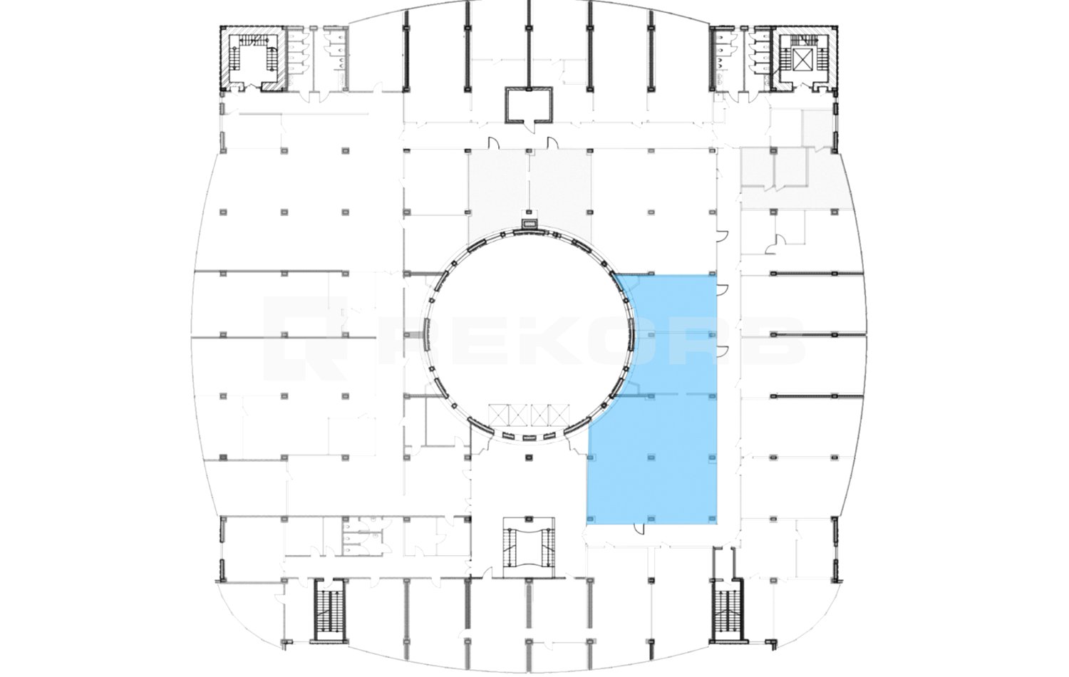 Офис в аренду 241 кв.м. в БЦ Т-4 - фото 3