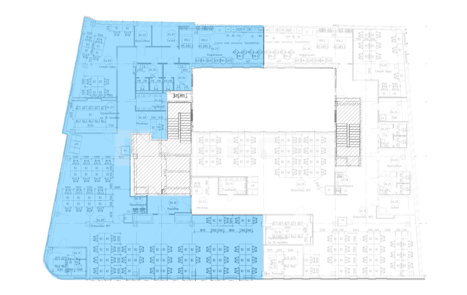 Кабинет в аренду на 68 человек в  SOK Дом Рогова - фото 3