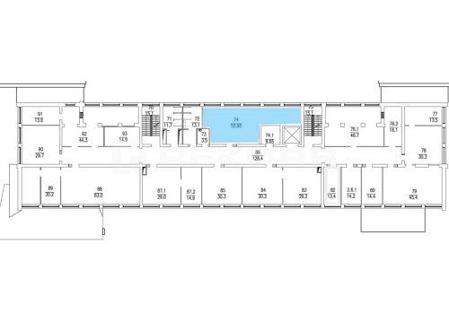 Аренда офиса в Спб 56 кв.м. Фото №3