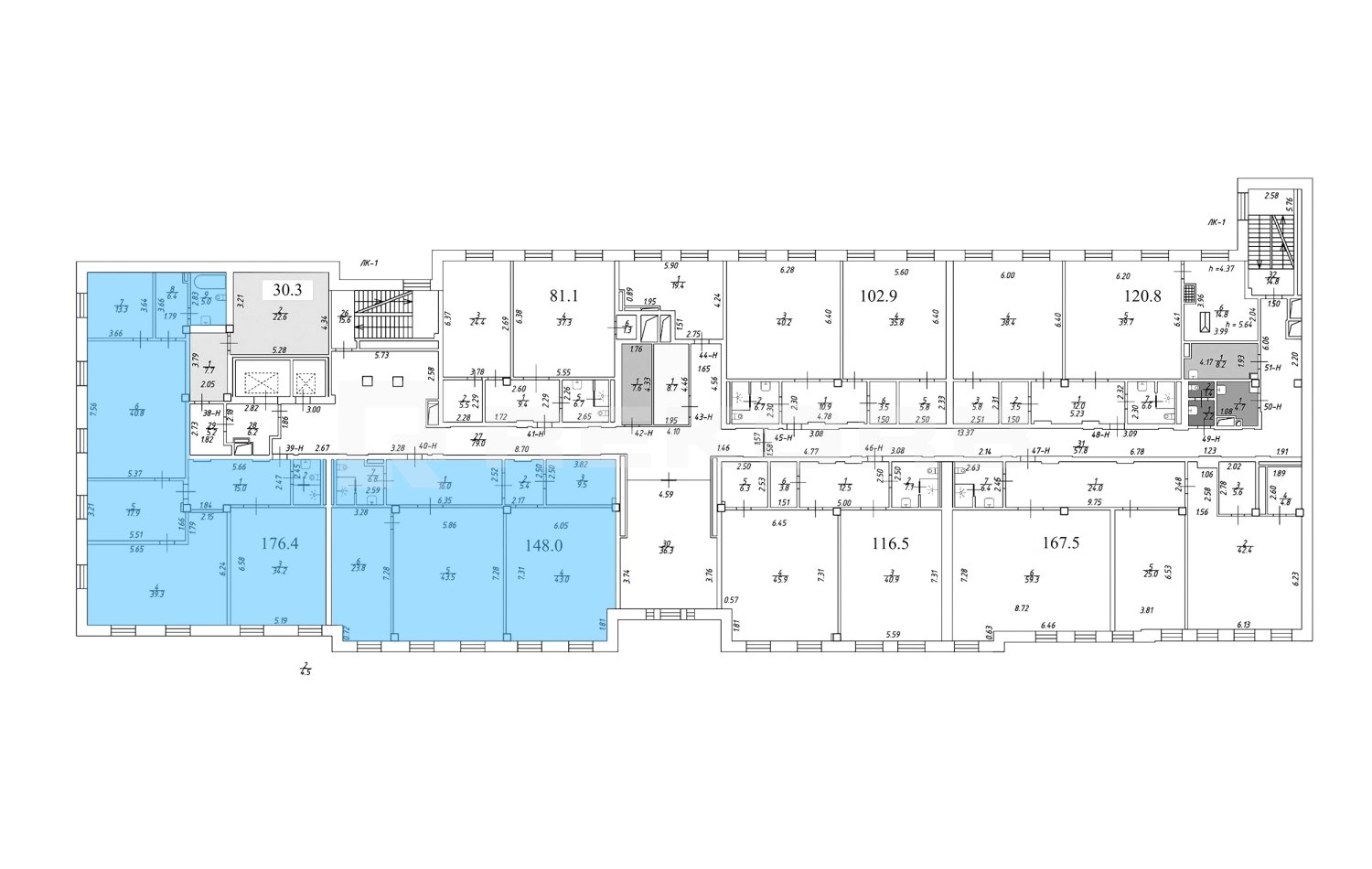 Офис в аренду 324 кв.м. в БЦ Невский 68 - фото 3