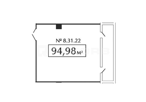 Офисное помещение в Санкт-Петербурге 94,98 кв.м. Фото №1