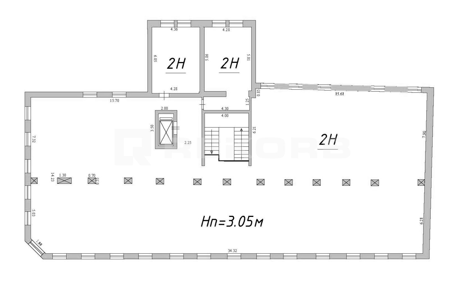 Офис в аренду 2 774 кв.м. в БЦ Тюшина 9/7 - фото 5