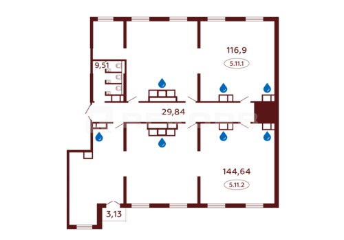 Продажа офиса в Санкт-Петербурге 304,02 кв.м. Фото №2