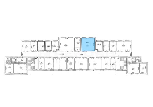 Снять офис в Санкт-Петербурге 68 кв.м. Фото №1