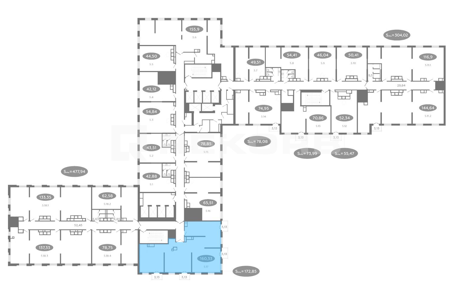 Офис на продажу 171,98 кв.м. в БЦ Saan - фото 3