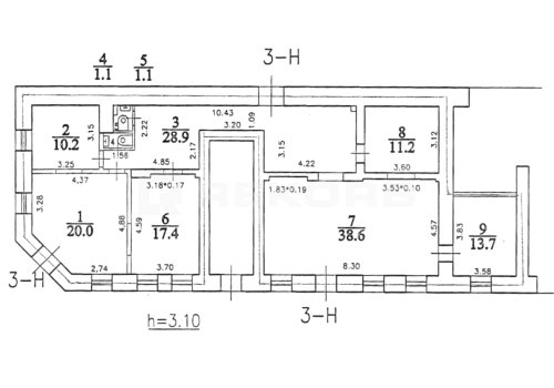 Офис в аренду в Спб 142 кв.м. Фото №2