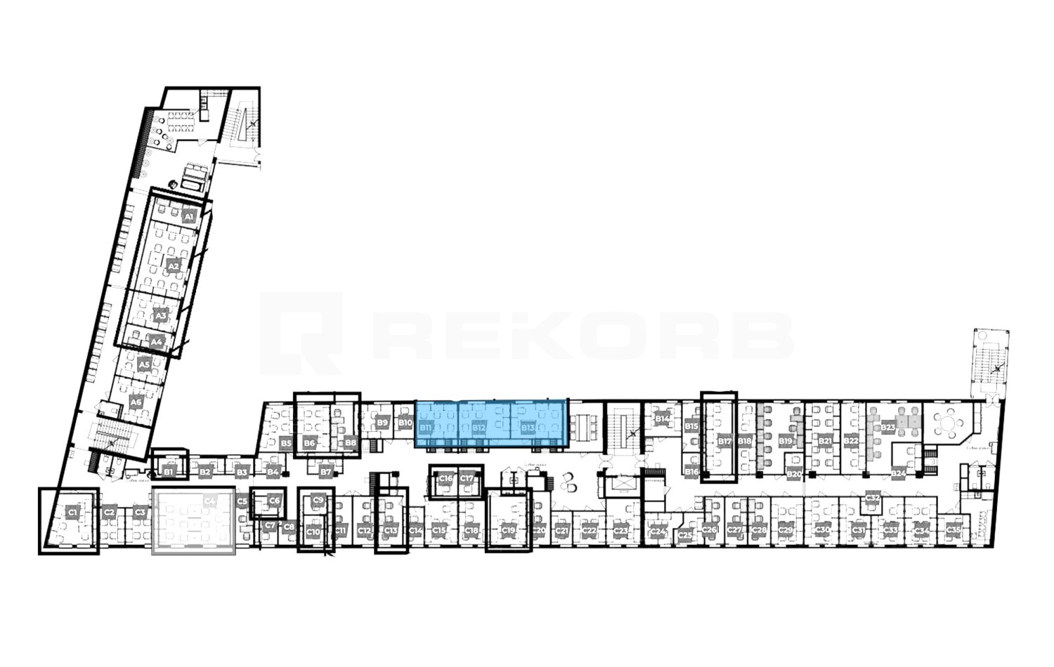 Кабинет в аренду на 17 человек в Collective - фото 3