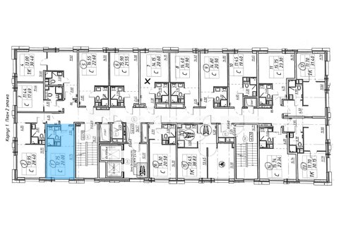 К покупке предлагается помещение в Спб 20 кв.м. Фото №1