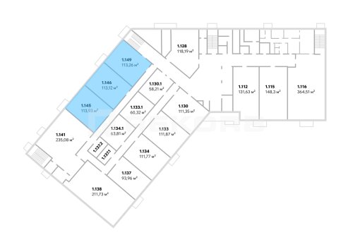 Офисное помещение в Санкт-Петербурге 340,31 кв.м. Фото №