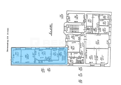 Аренда офиса в Спб 89 кв.м. Фото №2