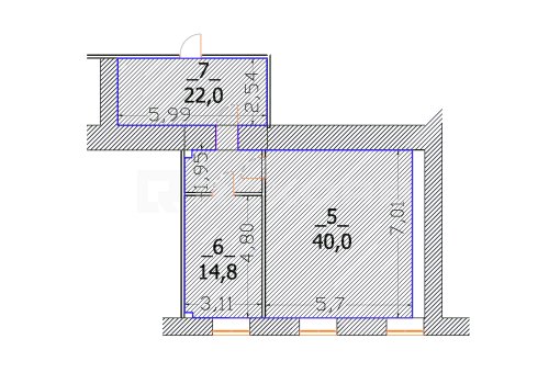 Аренда офиса в Спб 81 кв.м. Фото №2