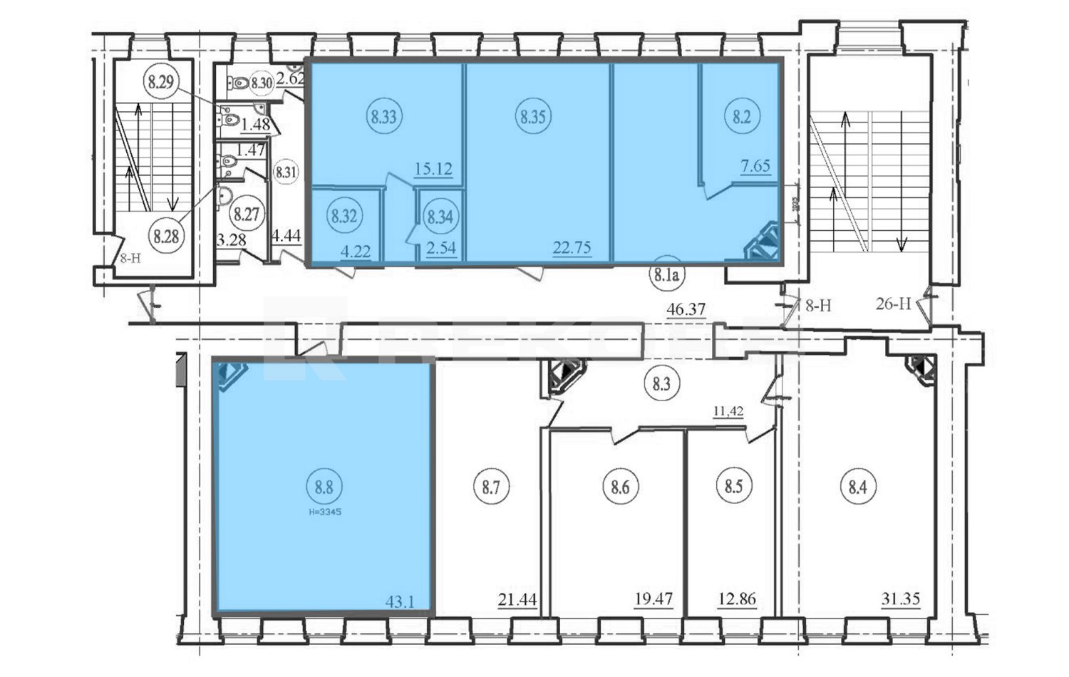 Офис в аренду 118 кв.м. в БЦ Дом Колобовых - фото 3