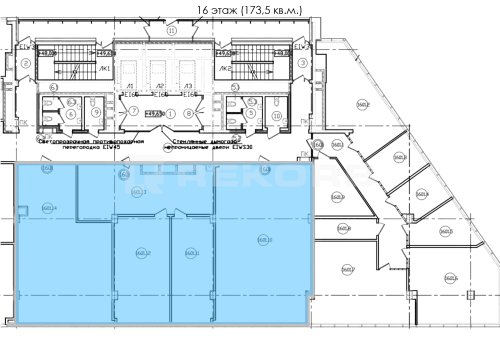 Аренда офиса в Санкт-Петербурге 174 кв.м. Фото №3