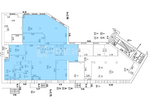 Офис в аренду в Спб 368 кв.м. Фото №2