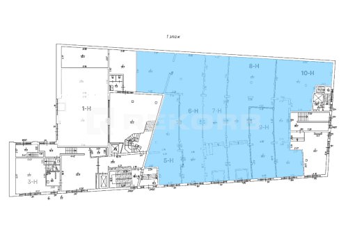 Офисное помещение в Санкт-Петербурге 690 кв.м. Фото №2