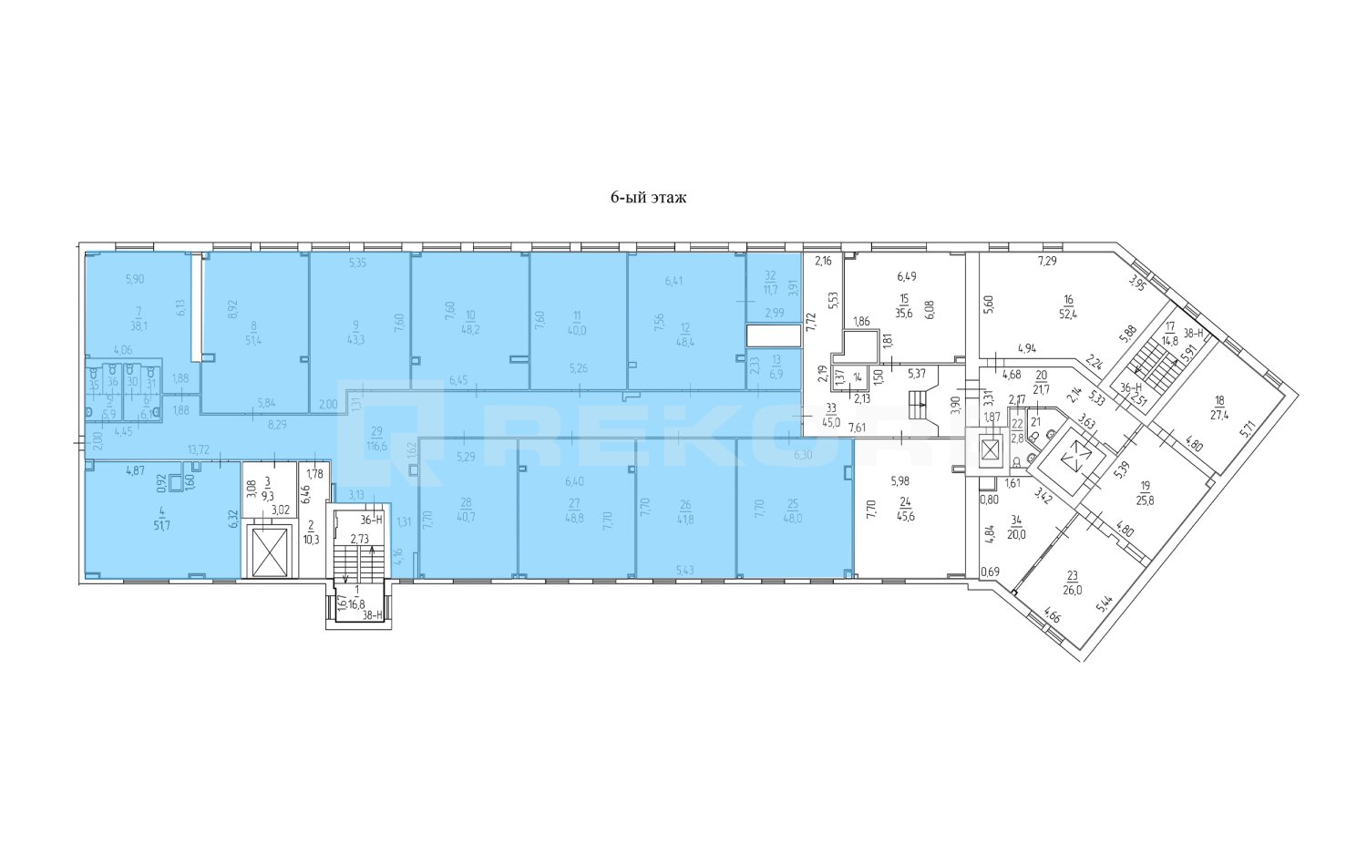 Офис в аренду 648 кв.м. в БЦ Алкотел-Инвест - фото 3