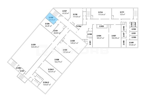 Продажа офиса в Спб 34,15 кв.м. Фото №1