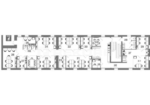 Офис у метро Обводный канал в Санкт-Петербурге 317 кв.м. Фото №2