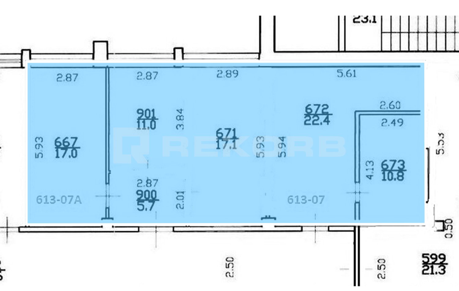 Офис в аренду 90 кв.м. в БЦ Меридиан - фото 3