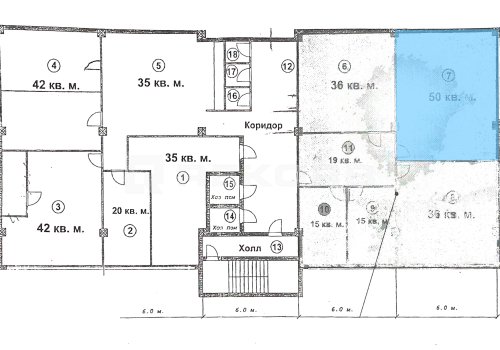 Снять офис в Санкт-Петербурге 50 кв.м. Фото №2
